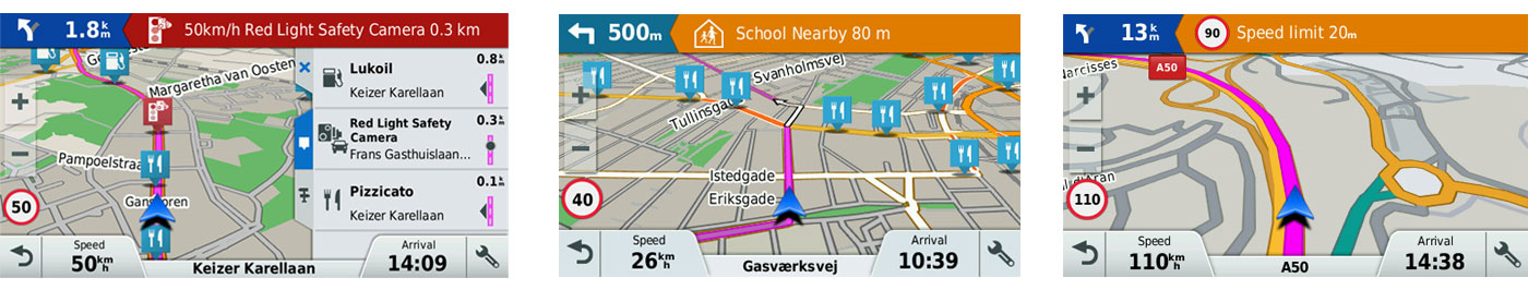 Garmin GPS drive alert