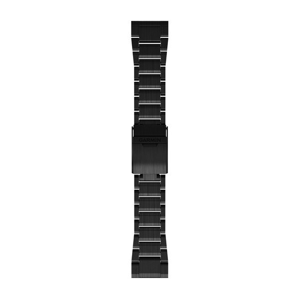  Bracelets QuickFit - 26mm Maillons Gray en titane et carbone amorphe pour  fenix 7X Pro Solar Edition 
