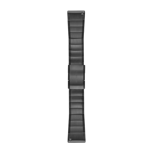 Bracelets QuickFit - 26mm - Gray en titane et carbone amorphe  pour  Garmin D2 Delta 