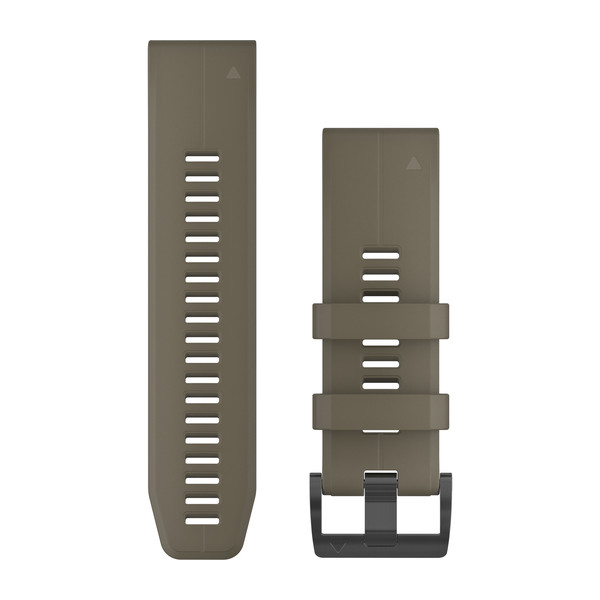 Bracelet QuickFit - 26mm - Silicone Brun Coyote pour  Garmin Descent Mk2 