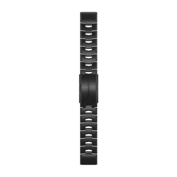 Bracelet QuickFit - 22mm Bracelet titane épuré revêtement en carbone amorphe gris mat pour  D2 Mach 1 