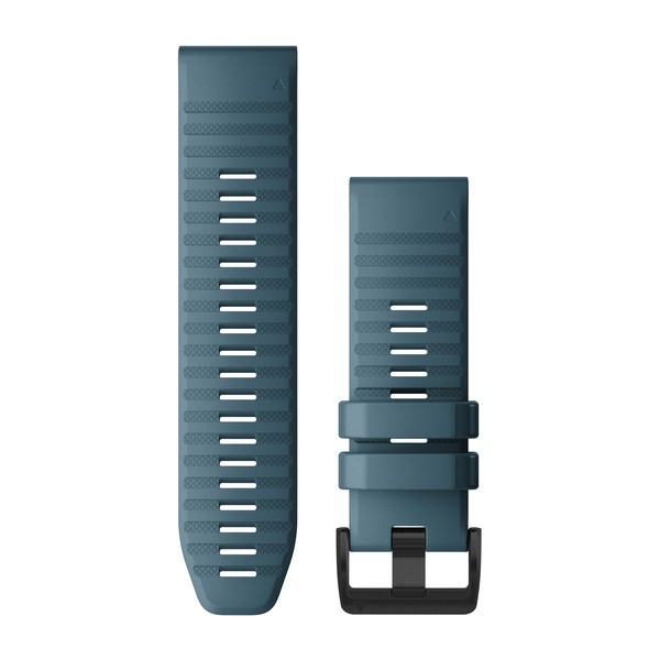Bracelet QuickFit - 26mm Silicone bleu lagon  pour  Garmin Instinct 2X Solar 