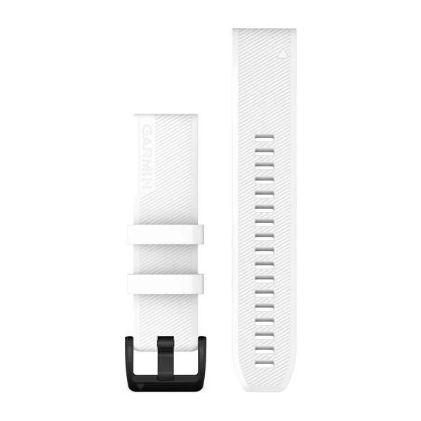 Bracelet QuickFit - 22mm Blanc avec fermoir en acier inoxydable noir pour  D2 Mach 1 